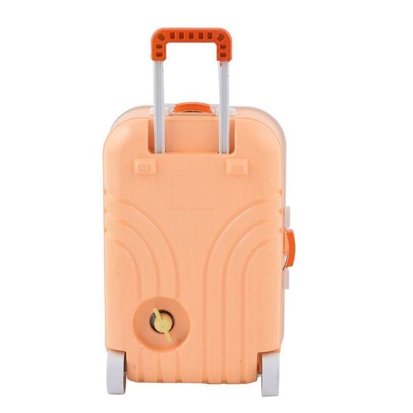 Handcrafted Suitcase Music Jewelry Box With Mirror Dancer - Picture 3 of 6